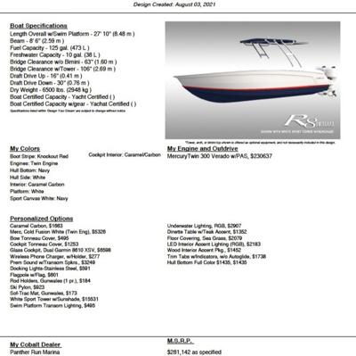 Cobalt R8 Outboard