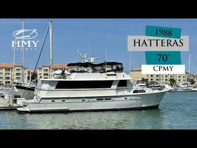 Hatteras 70 Cockpit Motor Yacht