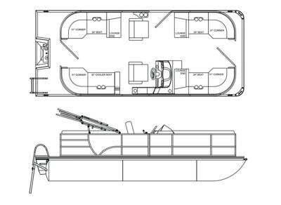 Bentley Pontoons Legacy 203 Navigator