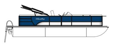 Bentley Pontoons Legacy 223 Navigator Triple Tube Package