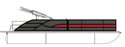 Bentley Pontoons Legacy 243 Swingback 3 4 Tube